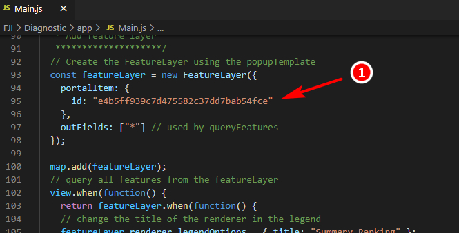 Update INFORM feature service